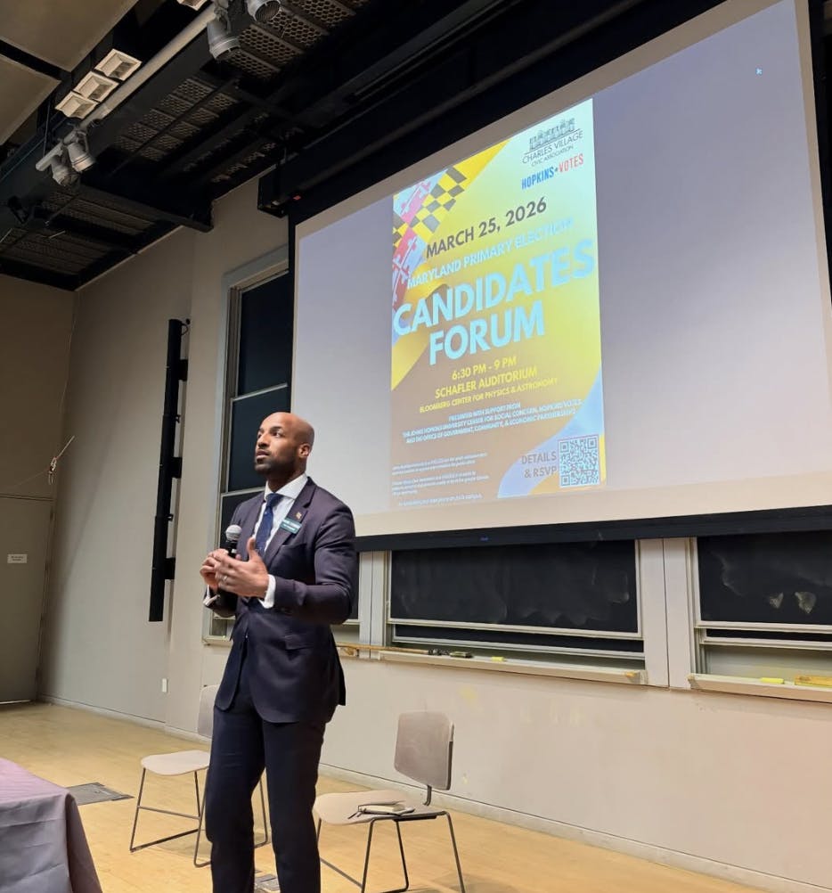 COURTESY OF THE CHARLES VILLAGE CIVIC ASSOCIATION

Hopkins Votes and the Charles Village Civic Association host a panel of four candidates running in the Maryland Primary Elections to discuss their platforms and priorities.