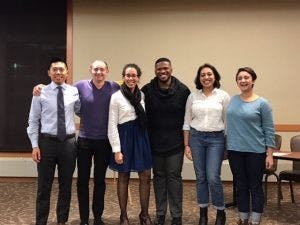  COURTESY OF JACOB TOOK
Panelists drew on their own experiences to explore the intersection of queer identity and immigration.