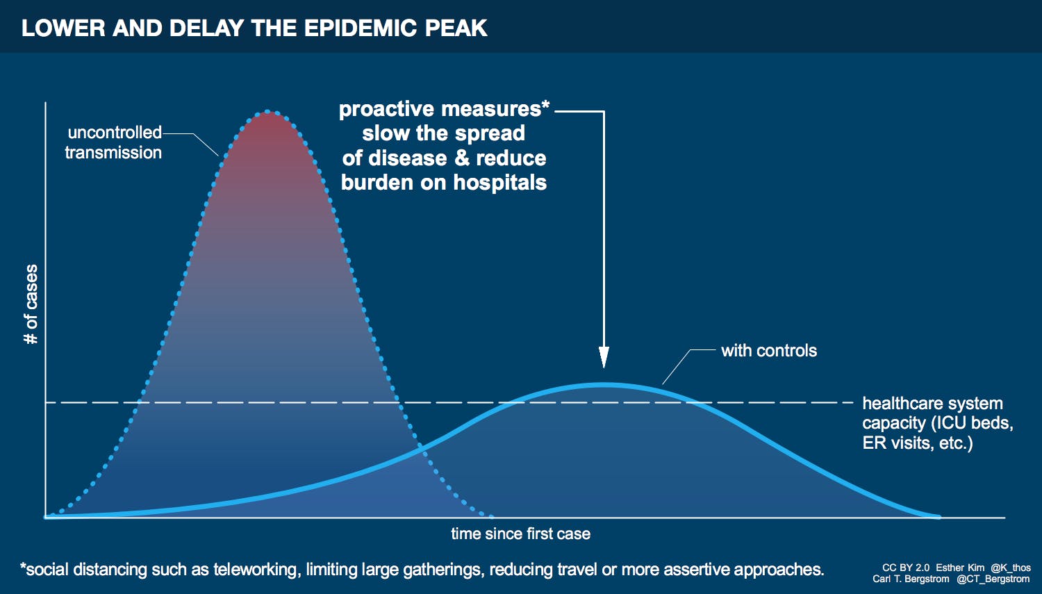 ESTHER KIM &amp; CARL T. BERGSTROM / CC BY 2.0
Social distancing aims to slow the spread of COVID-19.&nbsp;
