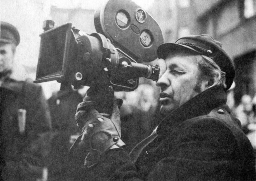  PUBLIC DOMAIN
Polish director Andrzej Wajda shooting a film he directed in in 1974.