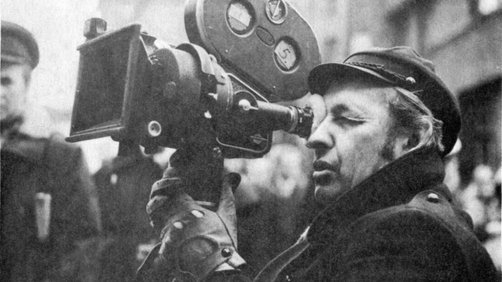  PUBLIC DOMAIN
Polish director Andrzej Wajda shooting a film he directed in in 1974.