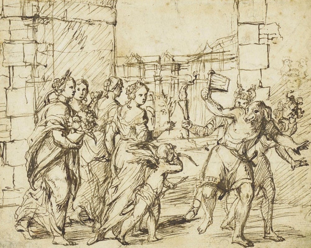  Christie’s, lotfinder/public domain
Ancient Lupercalia festivities, which some researches claim gave rise to Valentine’s Day, included priests dressing up and making sacrifices.