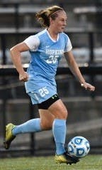 HOPKINSSPORTS.COM
Senior Meg Van de Loo is the top scorer for Jays.