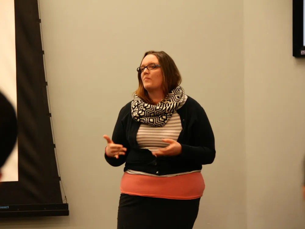 LEON SANTHAKUMAR/Photography Editor
Last January, Alyse Campbell participated in a forum on sexual misconduct attended by students.