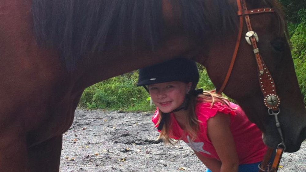 COURTESY OF MADELYN KYE
Kye tells the story of her mother’s rescue horse Quincy and his declining health.