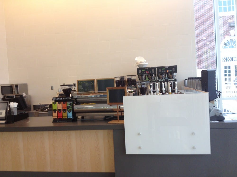 The coffee isn't ready yet. 