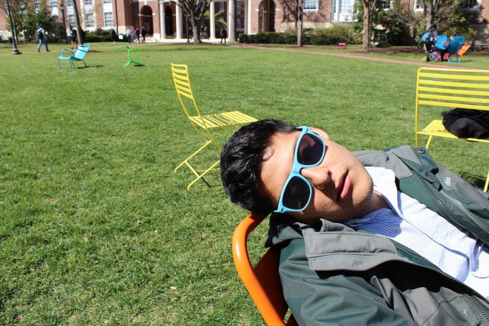 PHOTOgraphy EDITOR EXTRAORDINAIRE
Junior Fanny DuVall claims to feel completely in control of his life and future without worry.