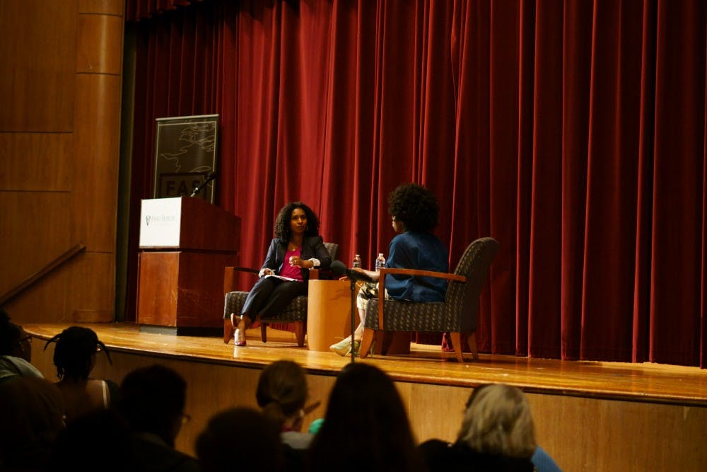 Courtesy of Kunal Maiti
Adichie reflected on the nation’s current political climate in Shriver Hall.