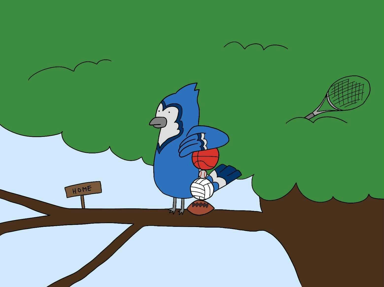 ROSIE JANG/CARTOONS EDITOR
The Flock’s Instagram account (@jhu_flock) publicizes Hopkins sports events.