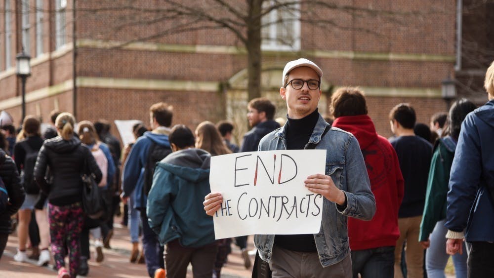 COURTESY OF STEPHANIE LEE
For months, students called for the University to end its contracts with ICE.