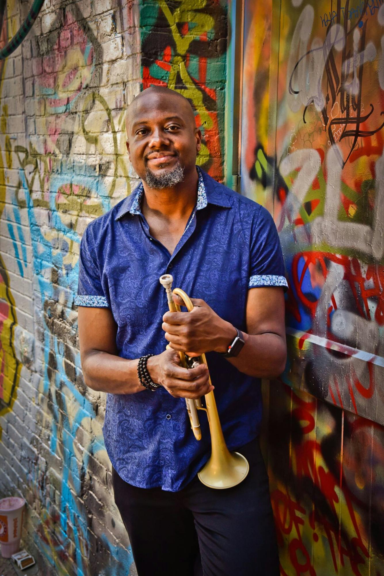 COURTESY OF CONRAD LOUIS CHARLES
The Peabody Jazz Ensemble is led by renowned trumpeter Sean Jones, the Richard and Elizabeth Case Chair in Jazz Studies.