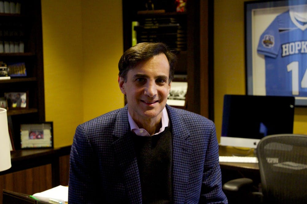 FILE PHOTO
Daniels has served as University president for the past eight years. 