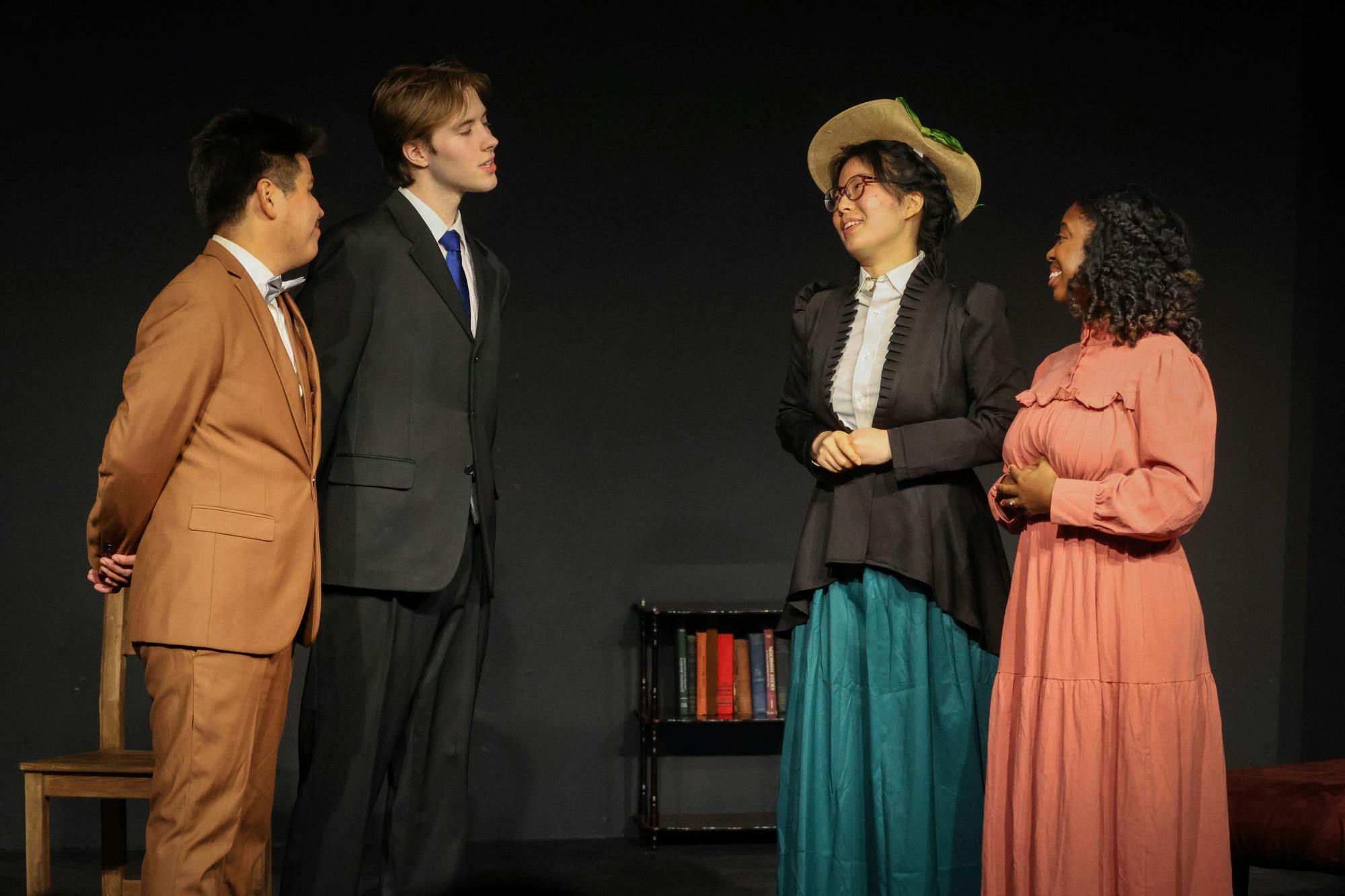 Students enter the spotlight in Oscar Wilde’s The Importance of Being Earnest, directed by Mark Gonzales.