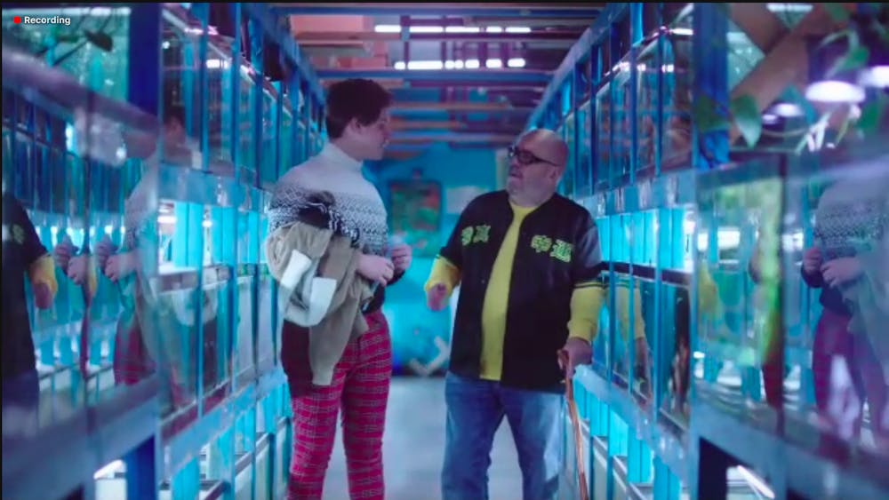 COURTESY OF RISHABH KUMAR
Guy Nolet and Tom Lyle appeared in “Sugar,” which was the second of three short films that Studio North premiered this past week.