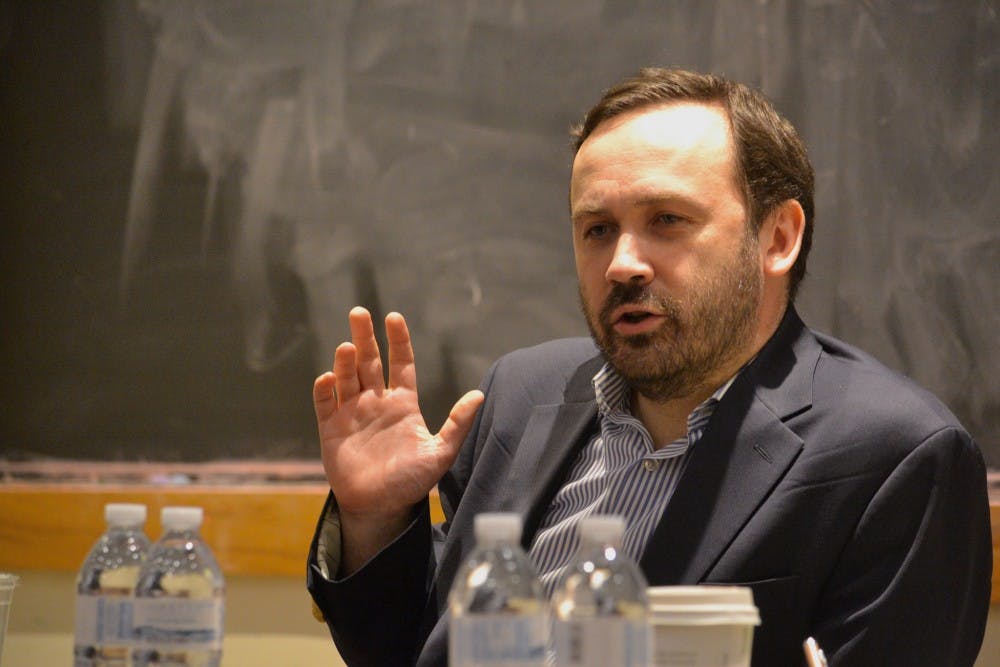 COURTESY OF ALEXANDRA MARKSTEINER
Ponomarev voted against the Russian annexation of Crimea in 2014. 