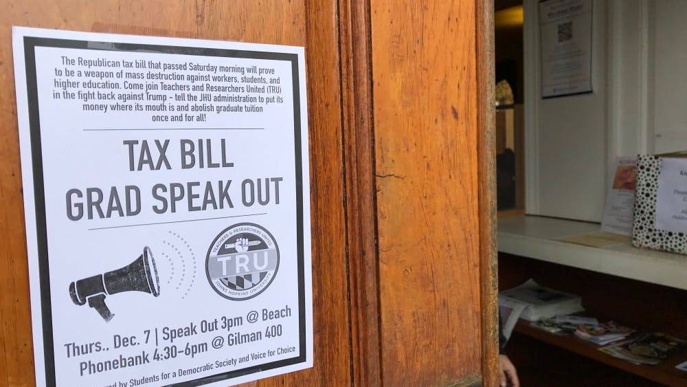 COURTESY OF JACOB TOOK
Teachers and Researchers United will be hosting a speak out on the tax bill this Thursday. 