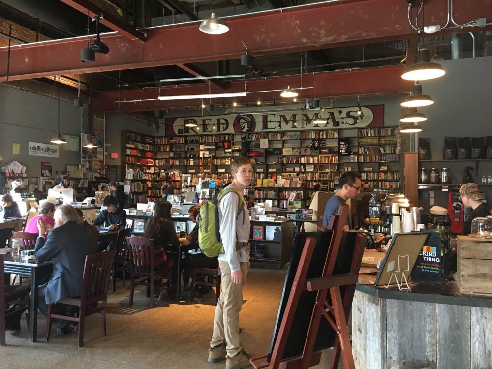 COURTESY OF JISOO BAE
A Station North neighborhood staple, Red Emma’s Bookstore Coffeehouse offers a hip cafe atmosphere. 