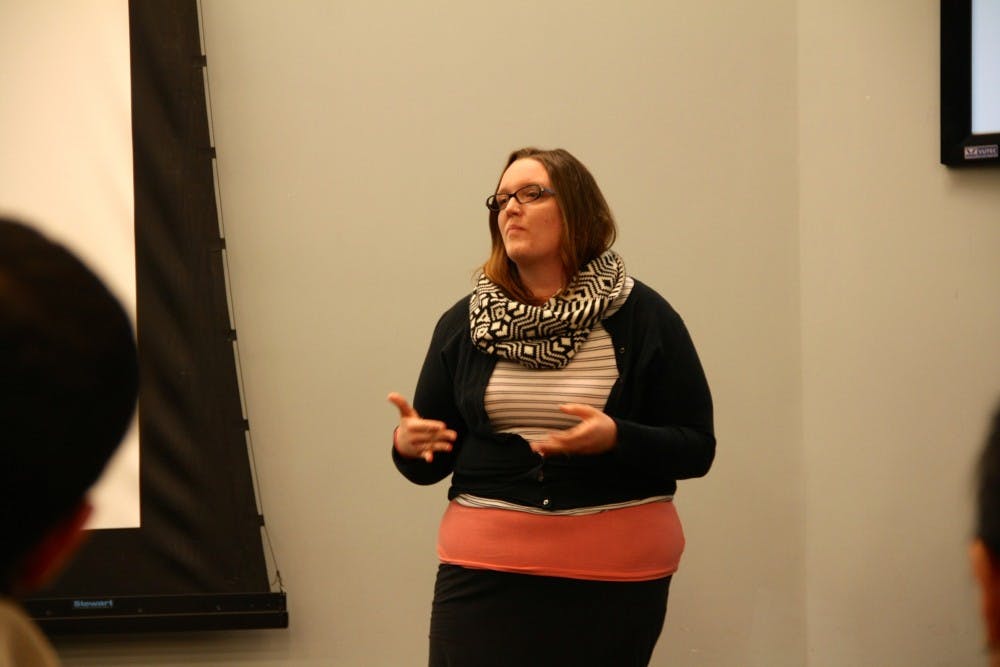  LEON SANTHAKUMAR/Photography Editor
Last January, Alyse Campbell participated in a forum on sexual misconduct attended by students.