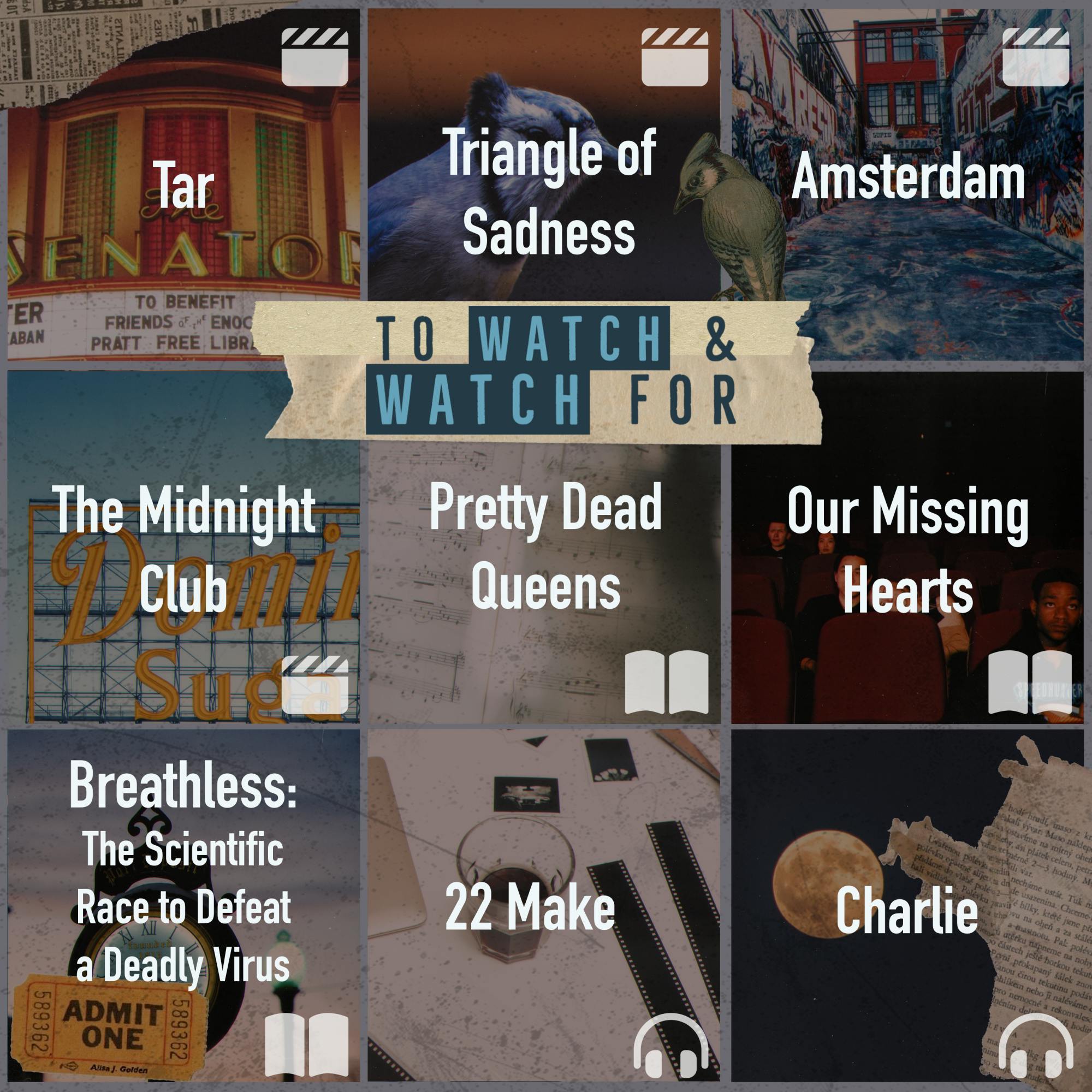 COURTESY OF MARY KATE MCCORMICK
Amsterdam, Our Missing Hearts and Charlie are a few of the most anticipated picks this week.