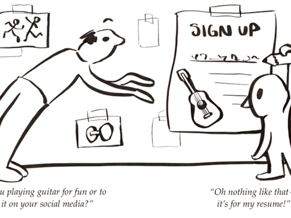 ARANTZA GARCIA / DESIGN AND LAYOUT EDITOR
The Editorial Board encourages Hopkins students to prioritize finding a hobby that brings them joy. 