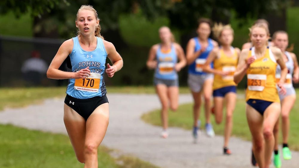 COURTESY OF HOPKINSSPORTS.COM
Senior Ella Baran was named Centennial Conference Cross Country Athlete of the Week after her performance at Iona.