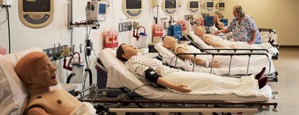 Courtesy of WWW.BANNERHEALTH.COM
The Simulation Center at the School of Nursing allows nurses to learn by acting out real-life situations.