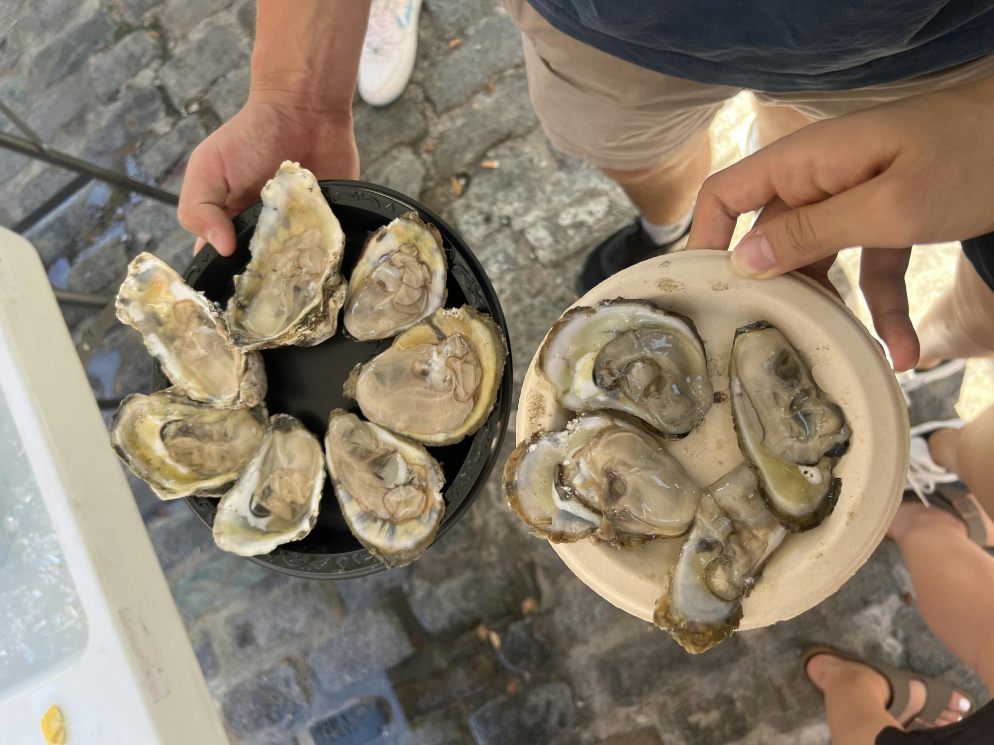 COURTESY OF BUSE KOLDAS
Koldas describes her experience trying local and specialty oysters at Fells Point Oyster Fest.