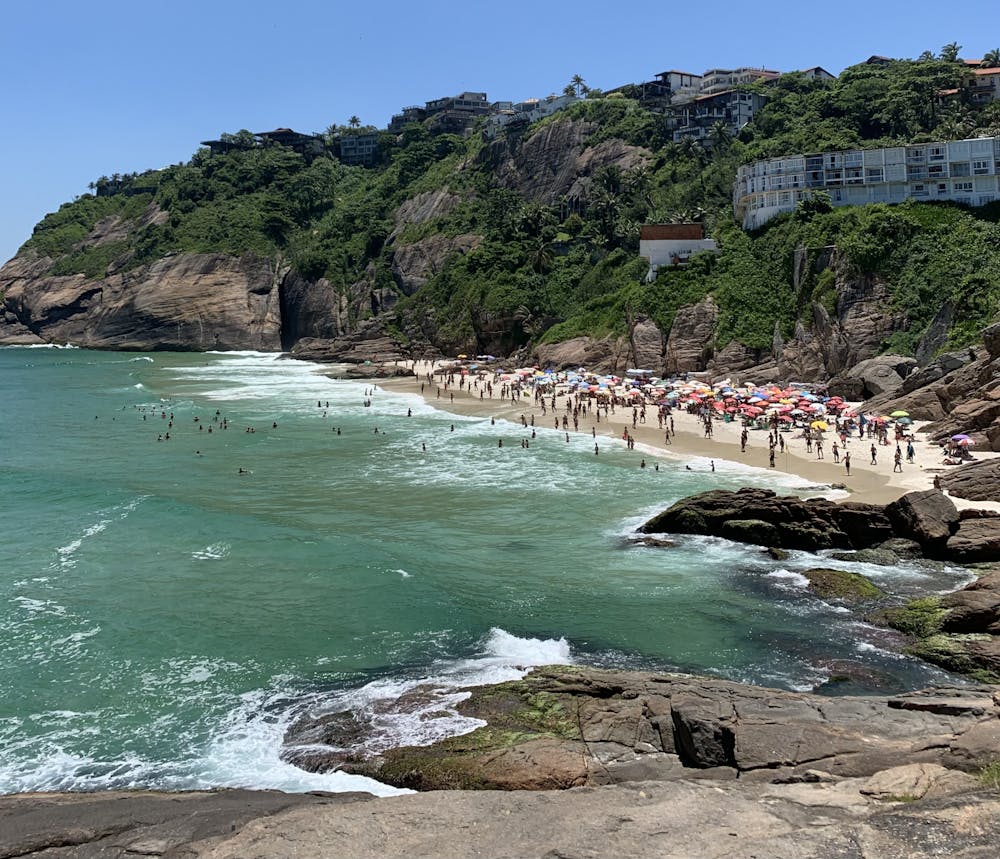 COURTESY OF JULIA MENDES QUEIROZ
Praia da Joatinga, one of many beaches on the Rio de Janeiro coastline.