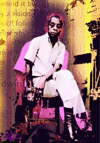 AK ROCKEFELLER/CC-By-SA 2.0
A painting of James Baldwin, the acclaimed writer behind such classic books as The Devil Finds Work.