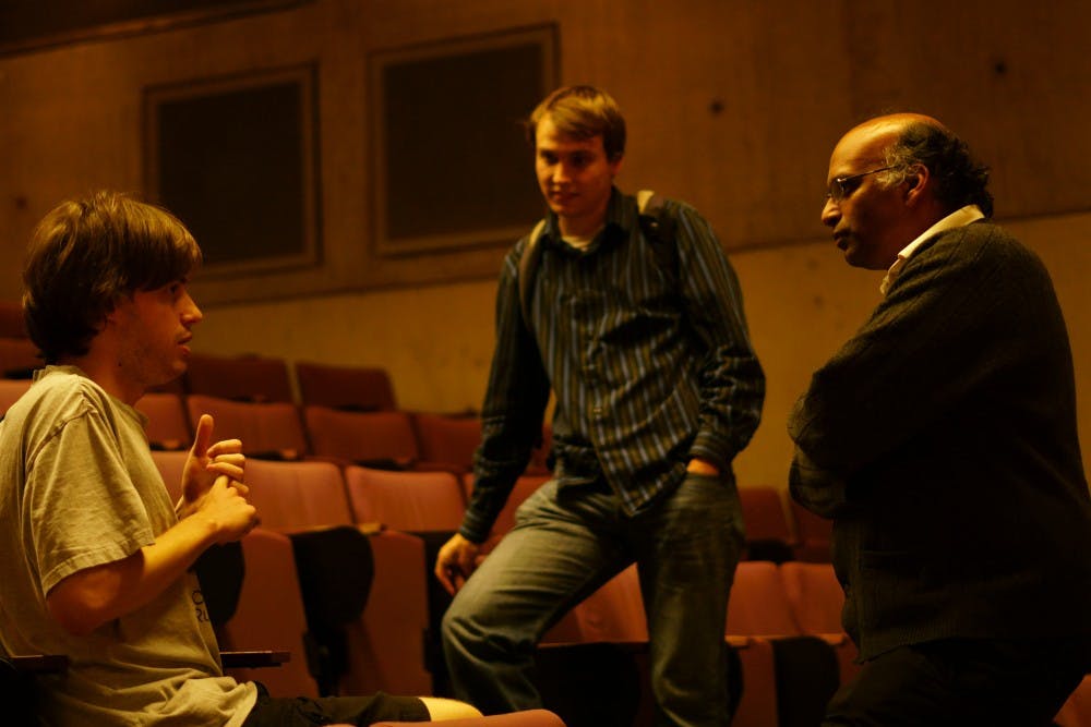 KUNAL MAITI/PHOTOGRAPHY STAFF
Anand Gnanadesikan, professor of Earth and Planetary Sciences, moderated the talk. 