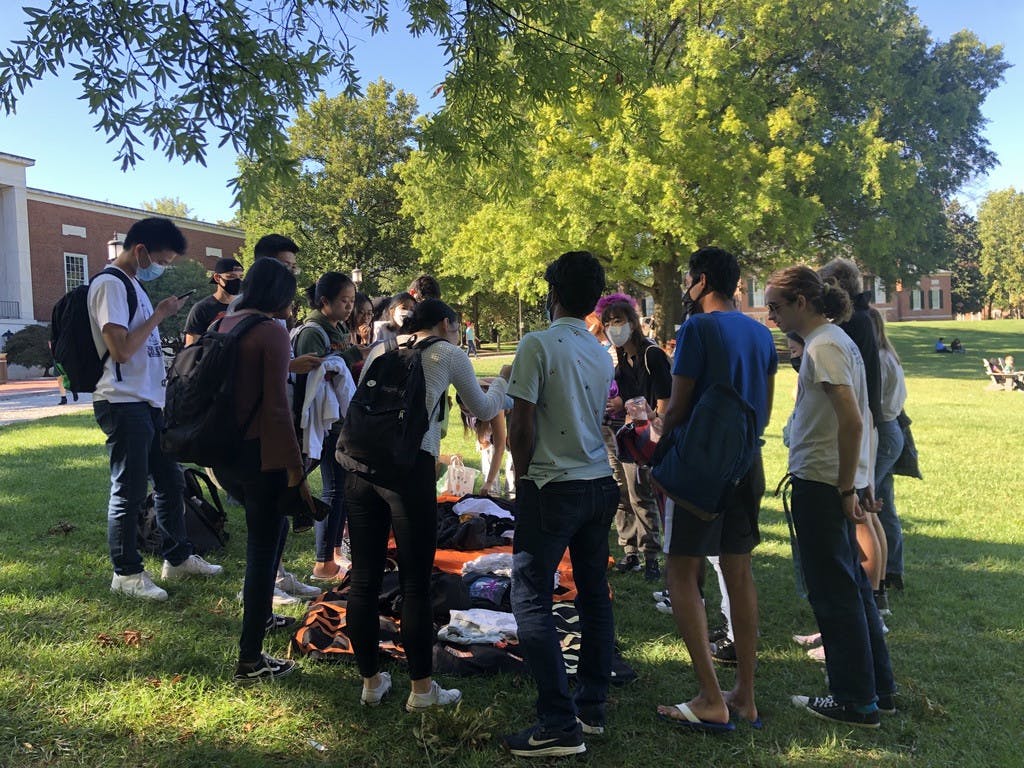 COURTESY OF ELLY REN
Students appreciated the clothing exchange as an alternative to participating in fast fashion.