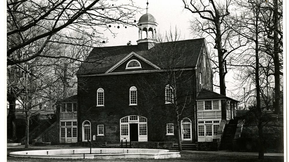 COURTESY OF THE UNIVERSITY ARCHIVES — SHERIDAN LIBRARIES&nbsp;
The Barn, pictured in 1965, was once the office space for The News-Letter.