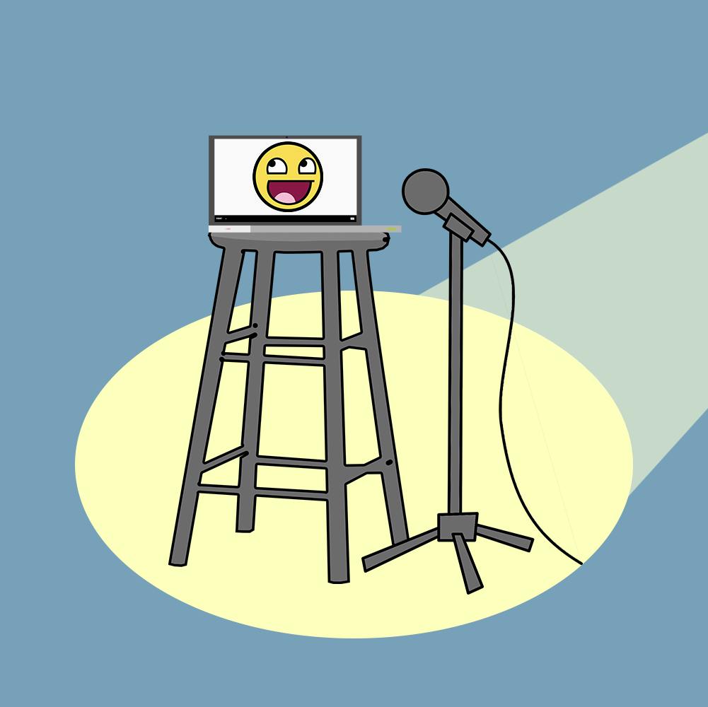 JOHN D’CRUZ/GRAPHICS EDITOR
Professor Adam Ruben’s Intersession class The Stand-Up Comic in Society culminated in a remote stand-up comedy show.