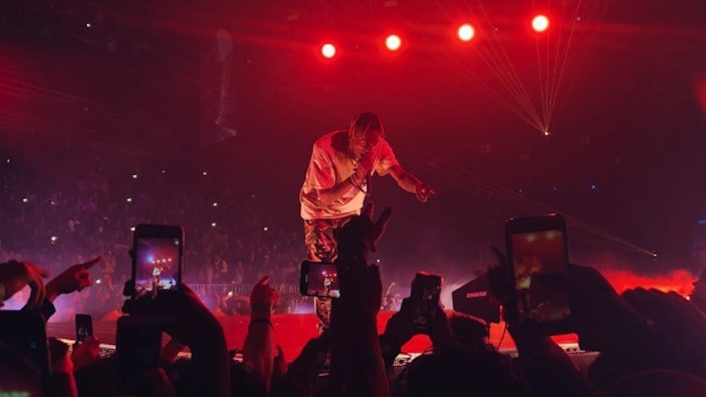Courtesy of Cate Turner
Travis Scott performs the first stop of his tour at Royal Farms Arena.