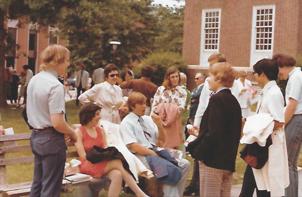 COURTESY OF MINDY FARBER
At first, male and female students didn’t mingle, but that soon changed.