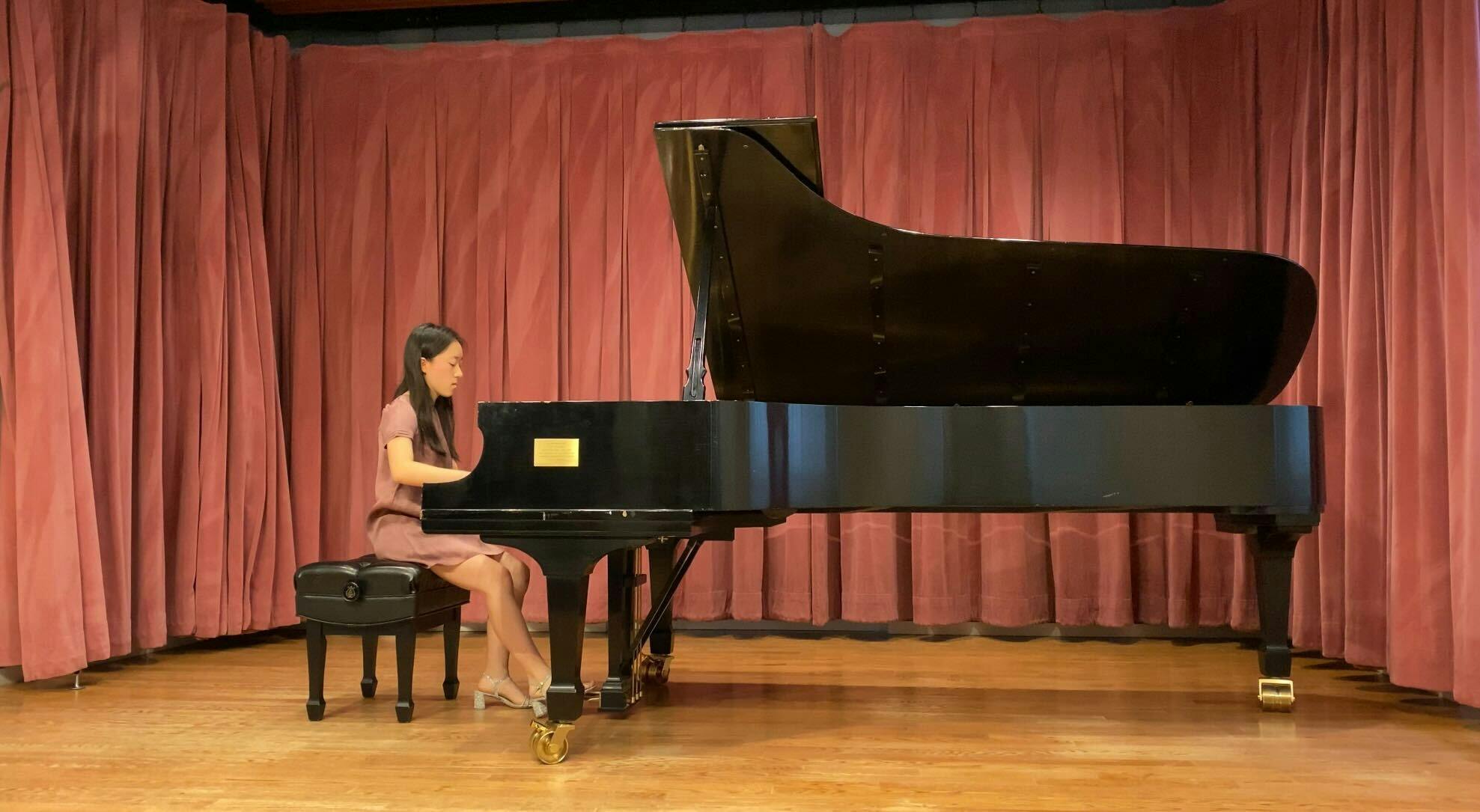 COURTESY OF VICKY ZHU
Zhu reflects on her relationship with the piano.&nbsp;