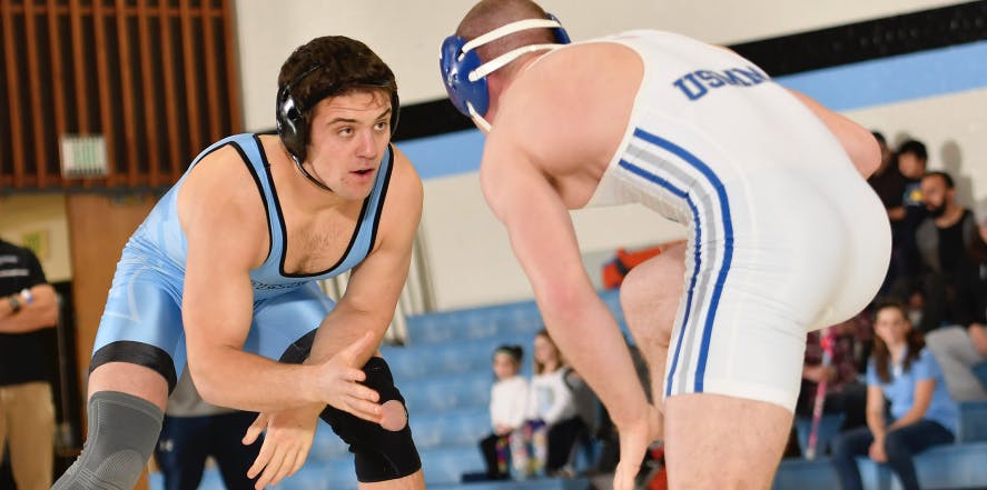 HOPKINSSPORTS.COM
Hopkins wrestling fell short in the tournament this  past weekend.