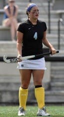 HOPKINSPORTS.COM
Junior Bridget Hampton scored the only goal for Hopkins.