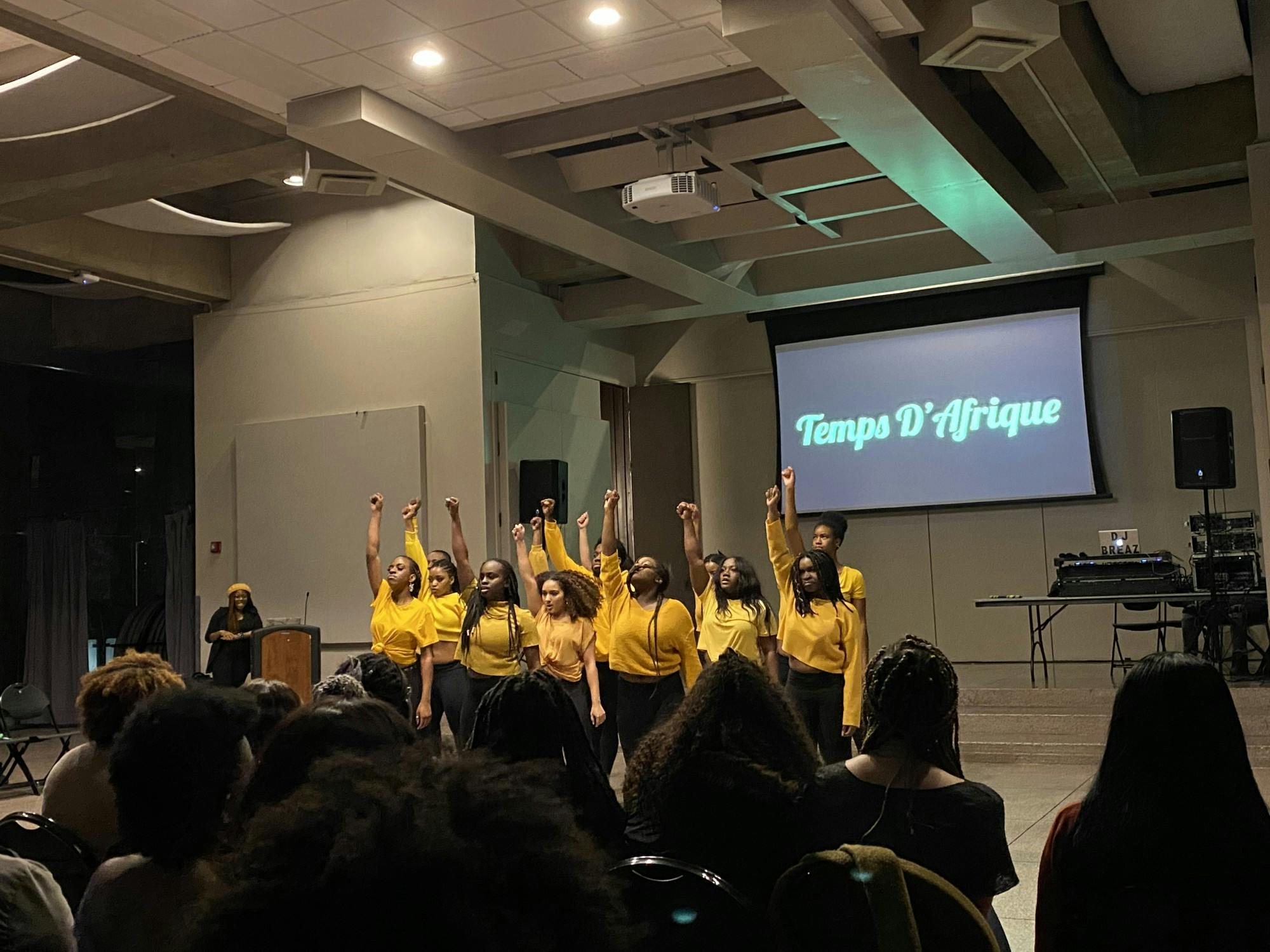 COURTESY OF JAE CHOI
A high-energy dance performance from Temps d’Afrique concluded the Black Heritage Showcase.