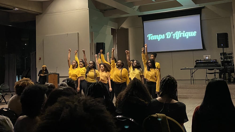 COURTESY OF JAE CHOI
A high-energy dance performance from Temps d’Afrique concluded the Black Heritage Showcase.