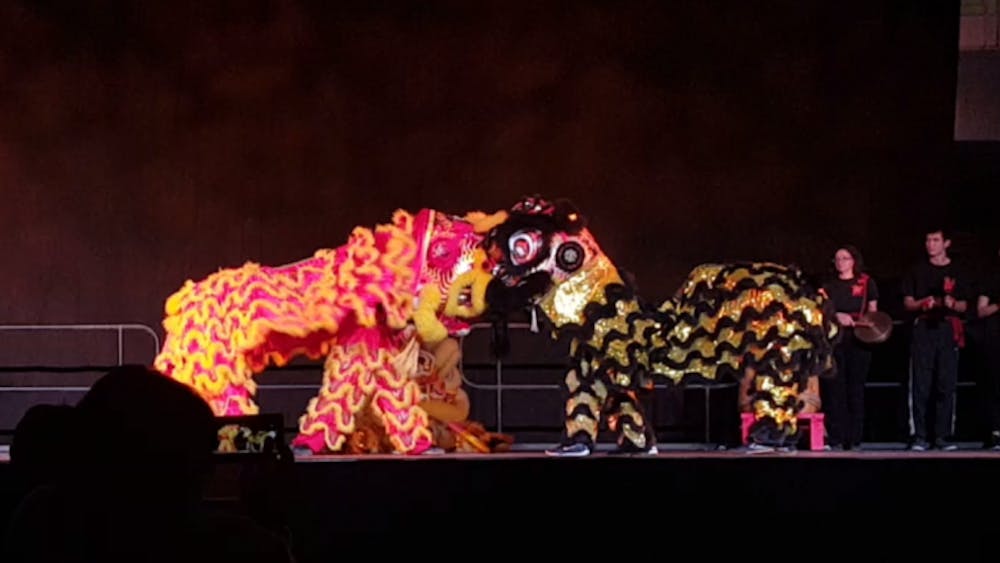 COURTESY OF ARAN CHANG
The Yong Han Lion Dance Troupe performed at this year’s Culture Show.
