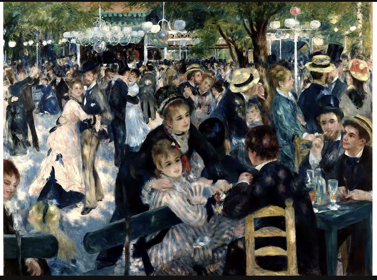COURTESY OF SARAH JUNG
Dance at Le moulin de la Galette was one of his many works presented during his birthday livestream event.