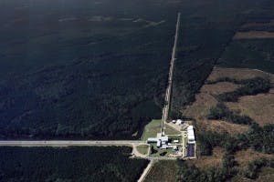  LIGO
The LIGO Livingston Observatory in Louisiana, with the two vacuum tubes extending out of frame.