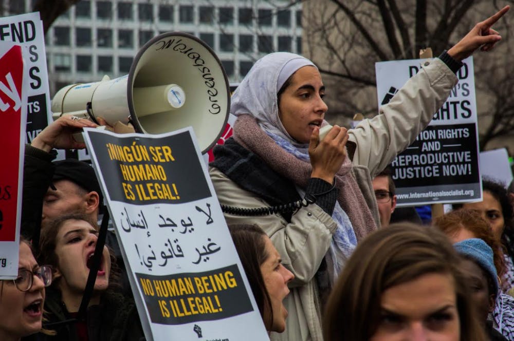 COURTESY OF DAVID SAVELIEV
President Trump’s inauguration and ensuing executive orders have caused concerned citizens across the nation to demonstrate. Diverse causes now find support from activists ready to speak up and protect American ideals.
