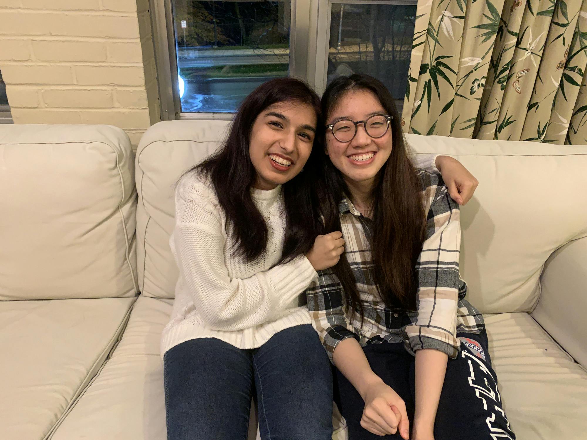 COURTESY OF RIA ARORA
This semester Arora’s roommate has helped her to achieve a life-long dream of learning how to sing.