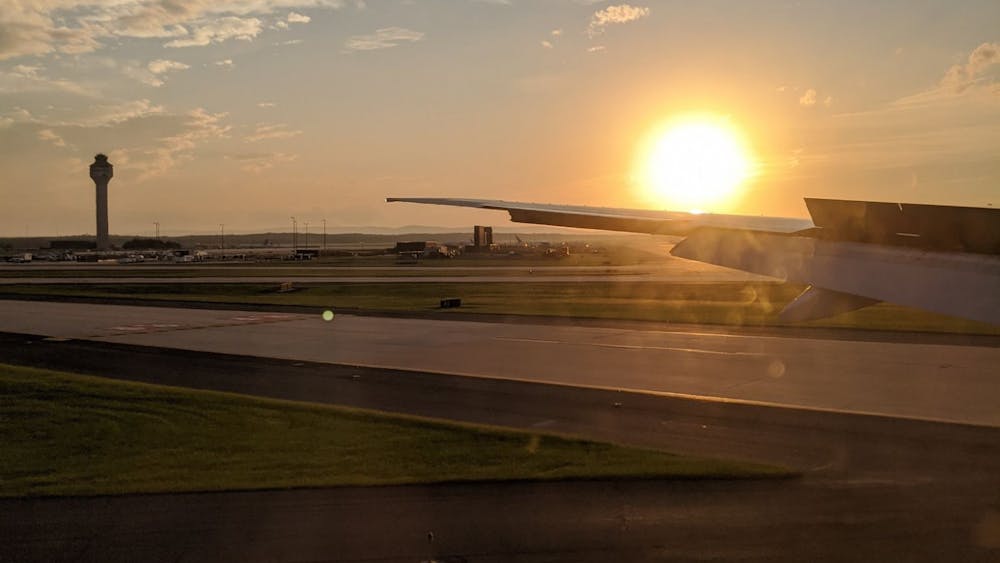 COURTESY OF ZUBIA HASAN
After landing in Baltimore, Hasan admires the significance of her surroundings. 