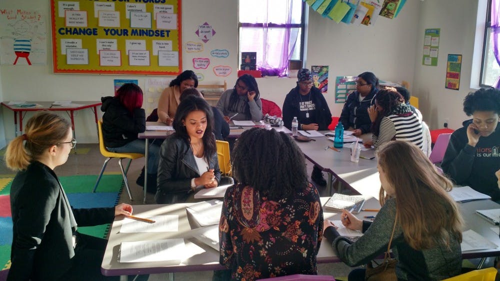 COURTESY OF PATRICE HUTTON
Writers in Baltimore Schools offers creative writing workshops to city students.