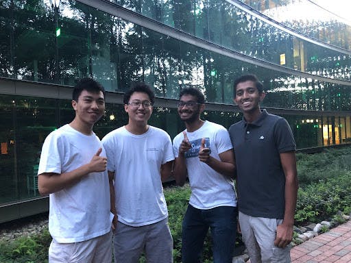 COURTESY OF QUEST2LEARN
The Quest2Learn team stands in front of the Undergraduate Teaching Labs.&nbsp;

&nbsp;