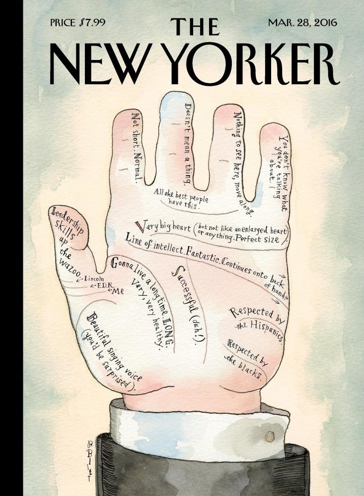 Courtesy of BARRY BLITT
Barry Blitt’s art, including his cartoons that parody President Trump, has ran in numerous magazines.