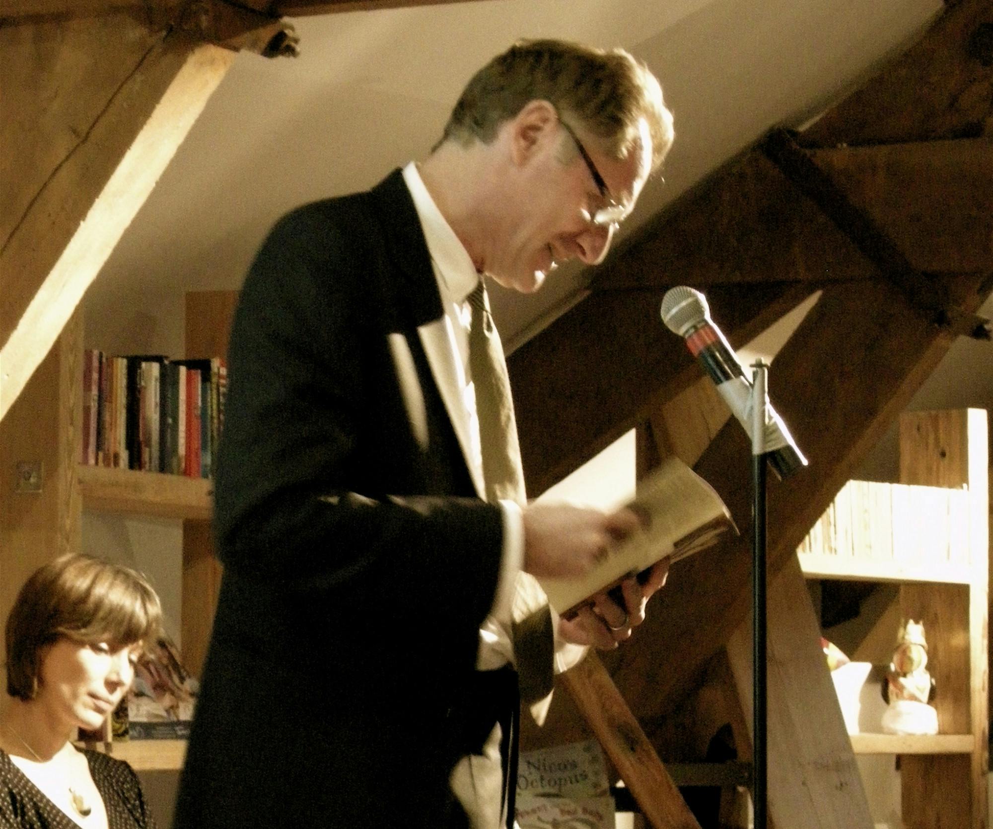 PETER-ASHLEY JACKSON / CC BY 2.0
Motion discussed his inspiration for the creation of the poetry archive.